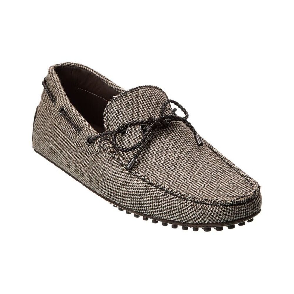 Tods Canvas Loafer, Brown